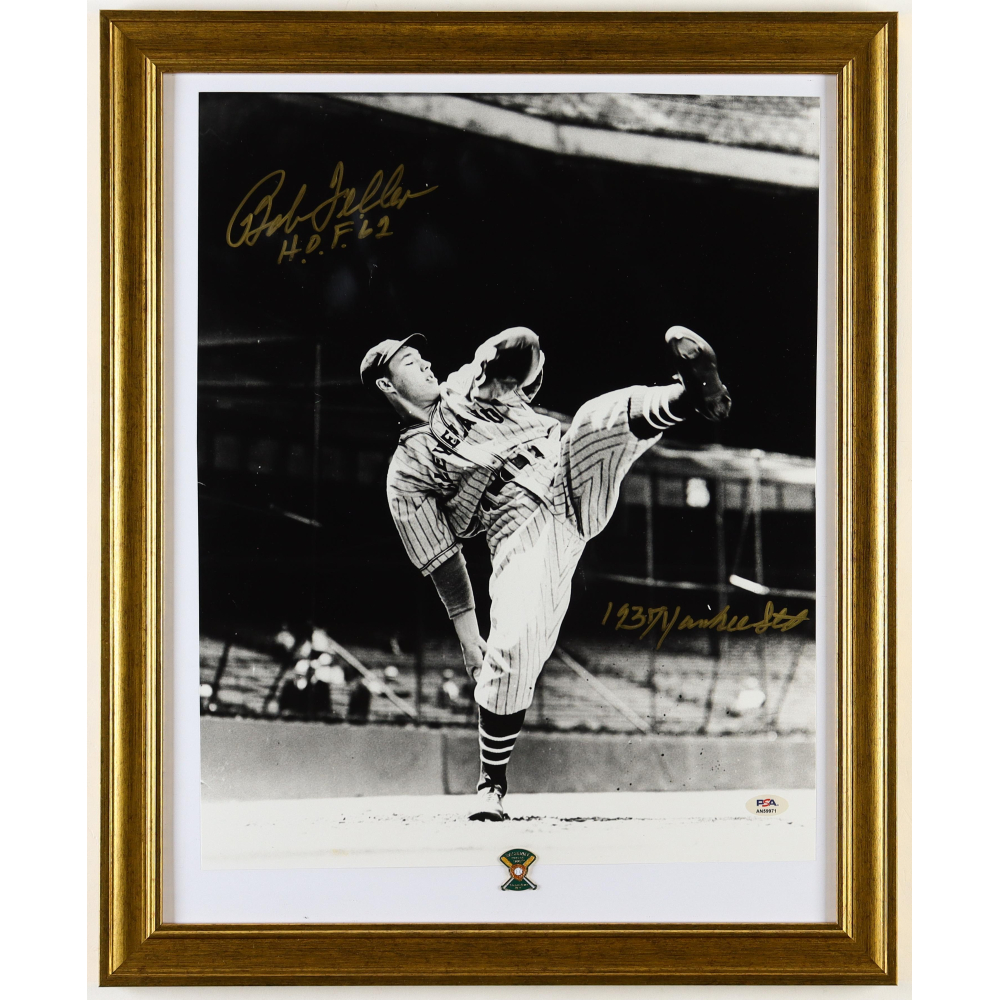 Balle De Baseball Signée Bob Feller HOF 62 – Cleveland Indians, Certifiée Beckett
