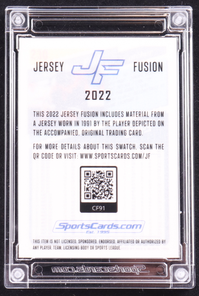 Carlton Fisk 2022 Jersey Fusion Game Used Swatch #CF91 at PristineAuction.com Carlton Fisk 2022 Jersey Fusion Game Used Swatch #CF91 at PristineAuction.com