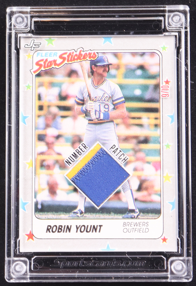 Robin Yount 2022 Jersey Fusion Number Patch #RY91 #9/10 at PristineAuction.com Robin Yount 2022 Jersey Fusion Number Patch #RY91 #9/10 at PristineAuction.com