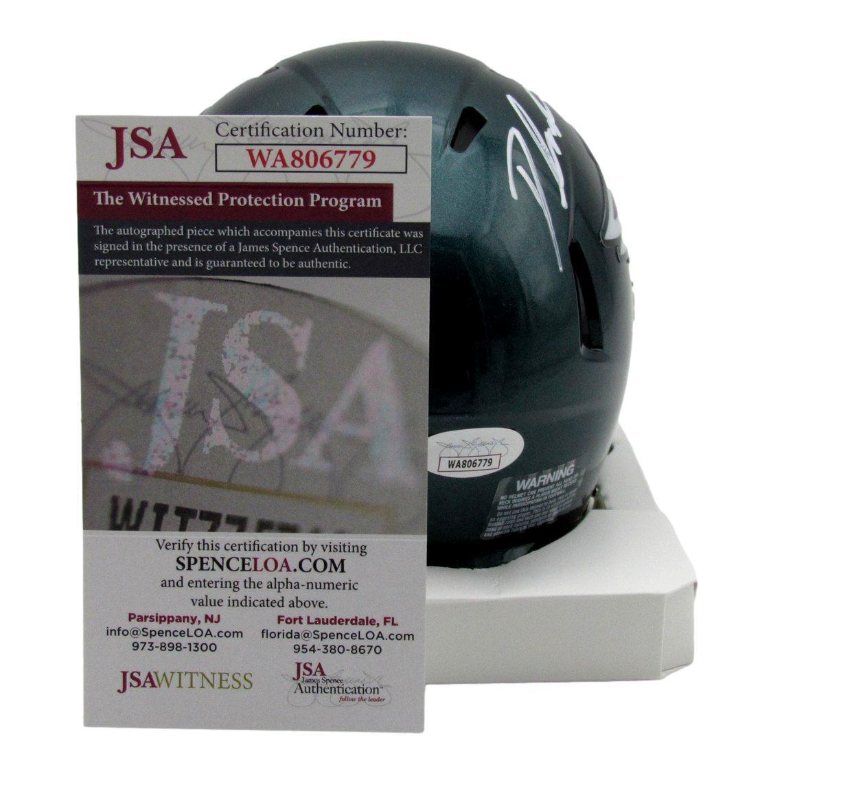 D'Andre Swift Signed Eagles Speed Mini Helmet (JSA) at PristineAuction.com D'Andre Swift Signed Eagles Speed Mini Helmet (JSA) at PristineAuction.com