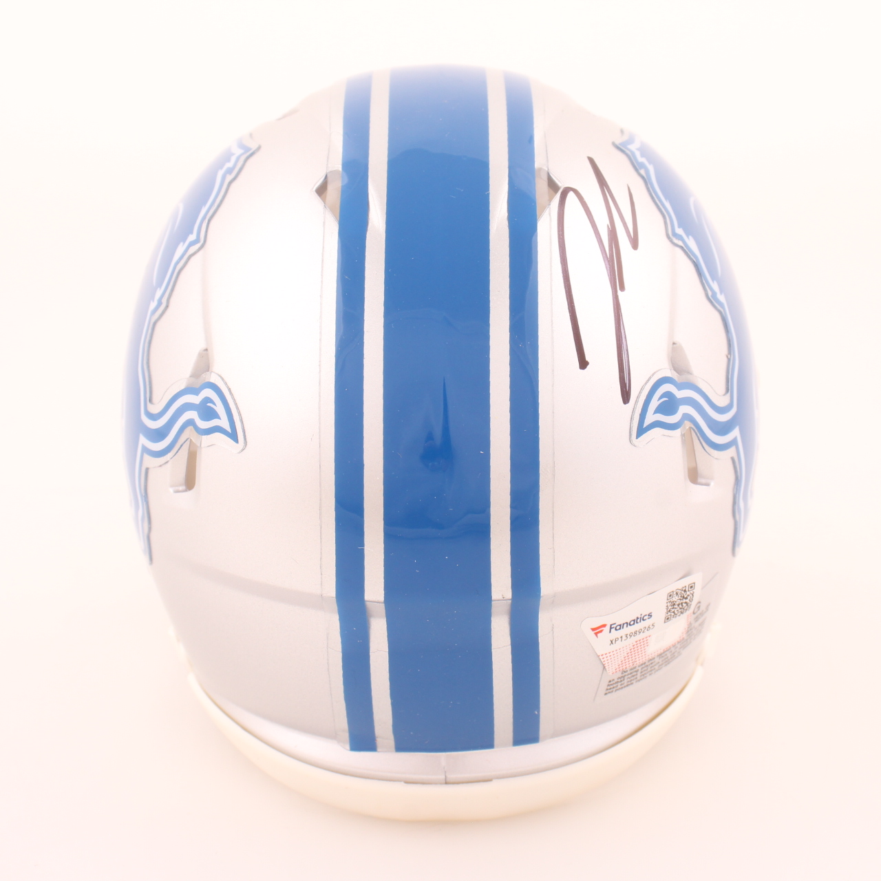 Jahmyr Gibbs Signed Lions Speed Mini Helmet (Fanatics) at PristineAuction.com Jahmyr Gibbs Signed Lions Speed Mini Helmet (Fanatics) at PristineAuction.com