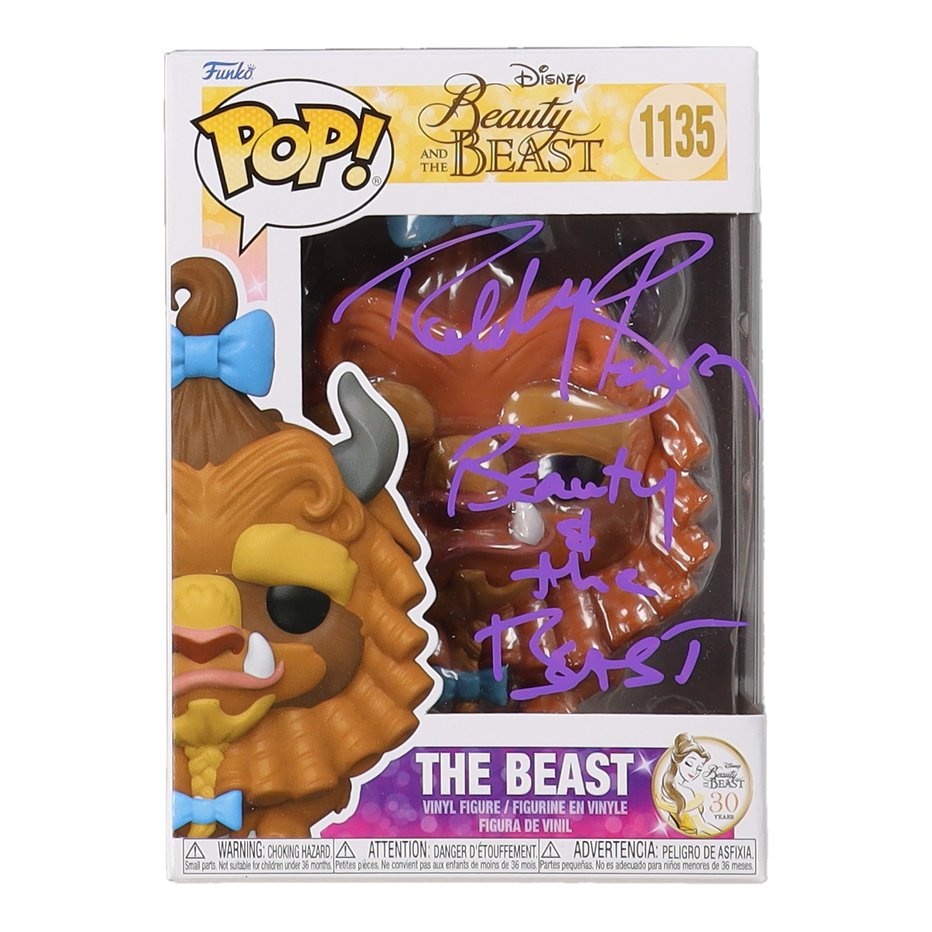 Robby Benson Signed "Beauty and the Beast" #1135 The Beast Funko Pop! Vinyl Figure Inscribed "Beauty & The Beast" (OC Celebrity Marketing) at PristineAuction.com Robby Benson Signed "Beauty and the Beast" #1135 The Beast Funko Pop! Vinyl Figure Inscribed "Beauty & The Beast" (OC Celebrity Marketing) at PristineAuction.com