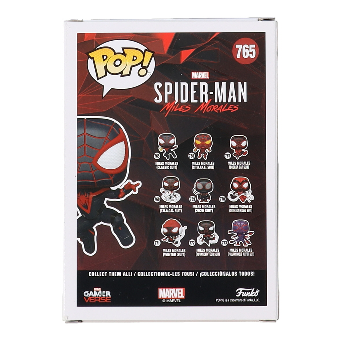 Shameik Moore Signed "Marvel" #765 Miles Morales (Classic Suit) Funko Pop! Vinyl Figure (OC Celebrity Marketing) at PristineAuction.com Shameik Moore Signed "Marvel" #765 Miles Morales (Classic Suit) Funko Pop! Vinyl Figure (OC Celebrity Marketing) at PristineAuction.com