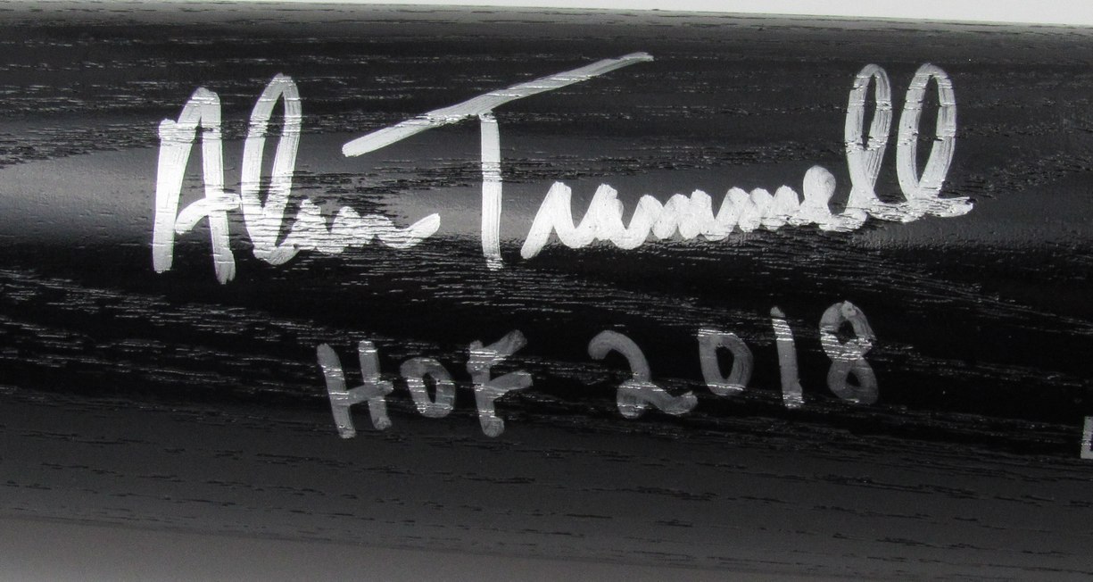 Alan Trammell Signed Louisville Slugger Player Pro Model Baseball Bat Inscribed "HOF 2018" (JSA) at PristineAuction.com Alan Trammell Signed Louisville Slugger Player Pro Model Baseball Bat Inscribed "HOF 2018" (JSA) at PristineAuction.com