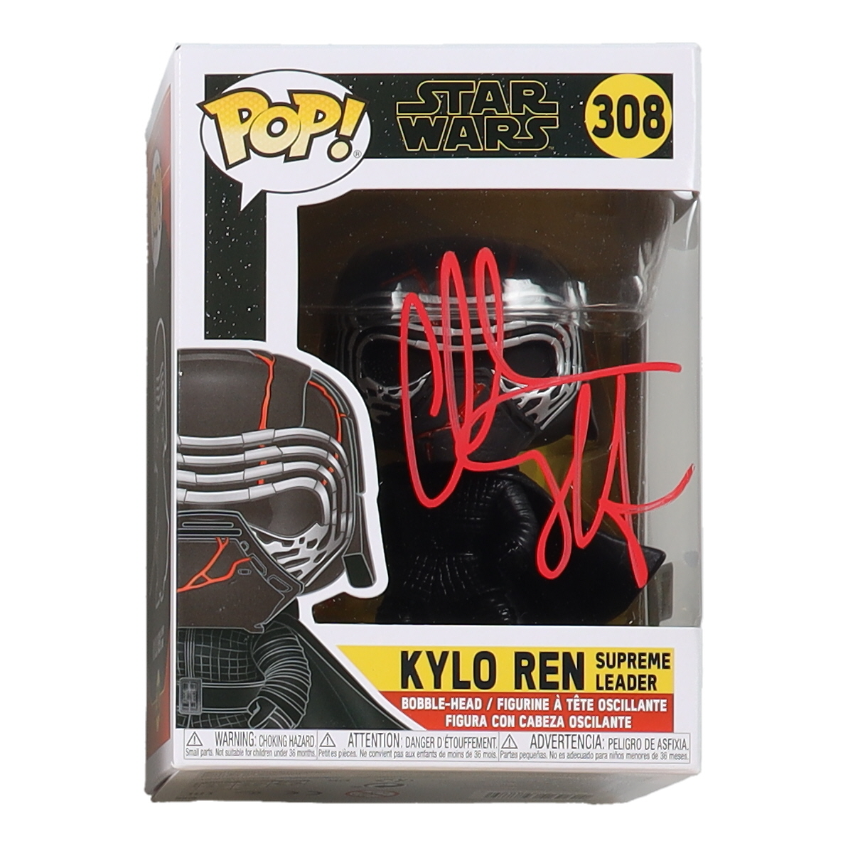 Christian Slater Signed "Star Wars" #308 Kylo Ren Funko Pop! Vinyl Figure (OC Celebrity Marketing) at PristineAuction.com Christian Slater Signed "Star Wars" #308 Kylo Ren Funko Pop! Vinyl Figure (OC Celebrity Marketing) at PristineAuction.com