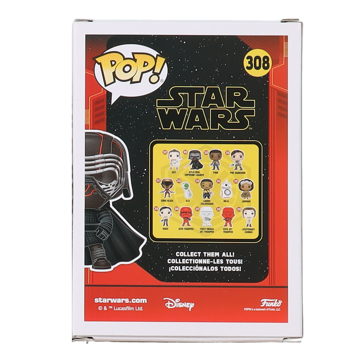 Christian Slater Signed "Star Wars" #308 Kylo Ren Funko Pop! Vinyl Figure (OC Celebrity Marketing) at PristineAuction.com Christian Slater Signed "Star Wars" #308 Kylo Ren Funko Pop! Vinyl Figure (OC Celebrity Marketing) at PristineAuction.com