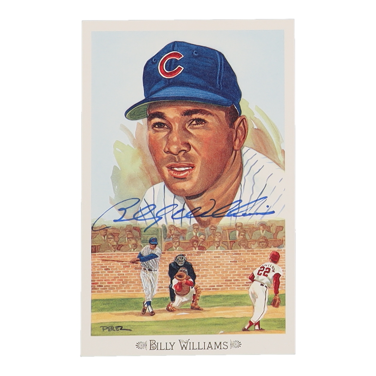 Billy Williams Signed Cubs LE Perez Steele Galleries Hall of Fame ...