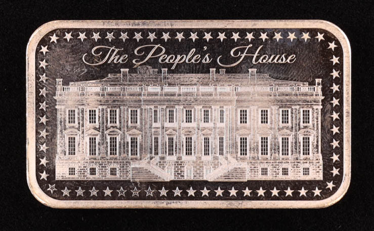 Donald Trump "The People's President" 1 Troy Oz .999 Fine Silver Bullion Bar at PristineAuction.com Donald Trump "The People's President" 1 Troy Oz .999 Fine Silver Bullion Bar at PristineAuction.com