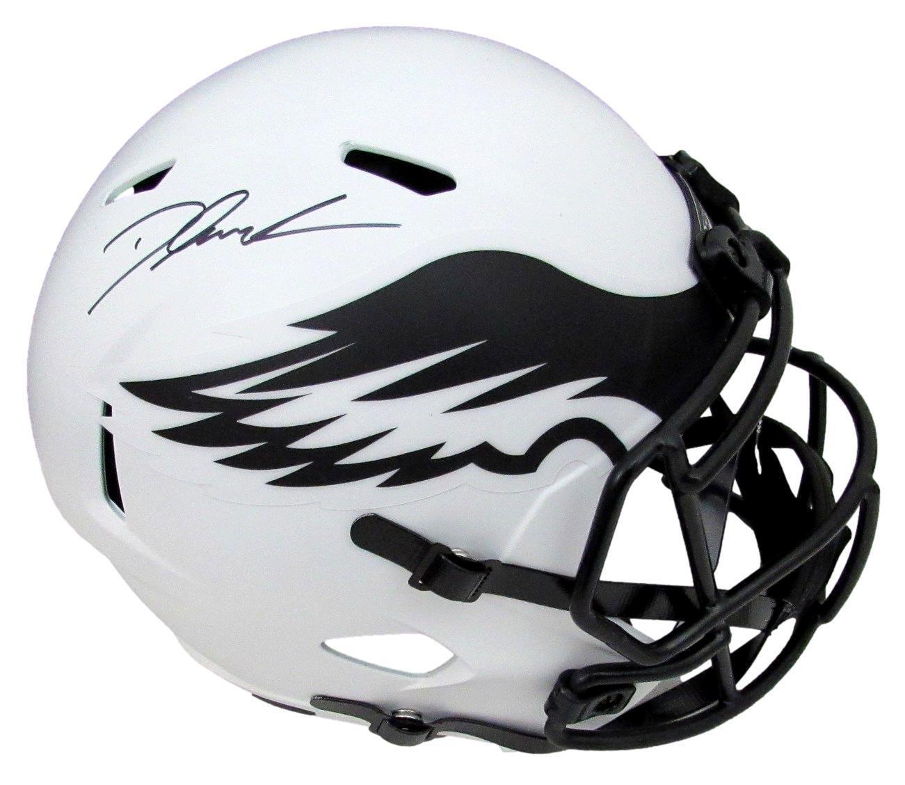 D'Andre Swift Signed Eagles Full-Size Lunar Eclipse Alternate Speed Helmet (JSA) at PristineAuction.com D'Andre Swift Signed Eagles Full-Size Lunar Eclipse Alternate Speed Helmet (JSA) at PristineAuction.com