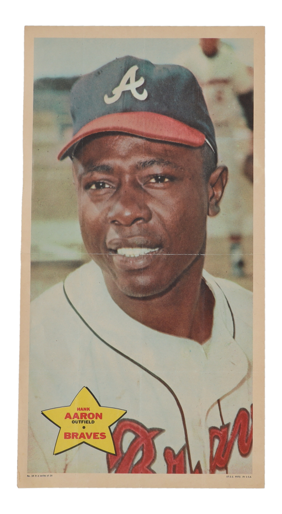 Hank Aaron 1968 Topps Posters #14