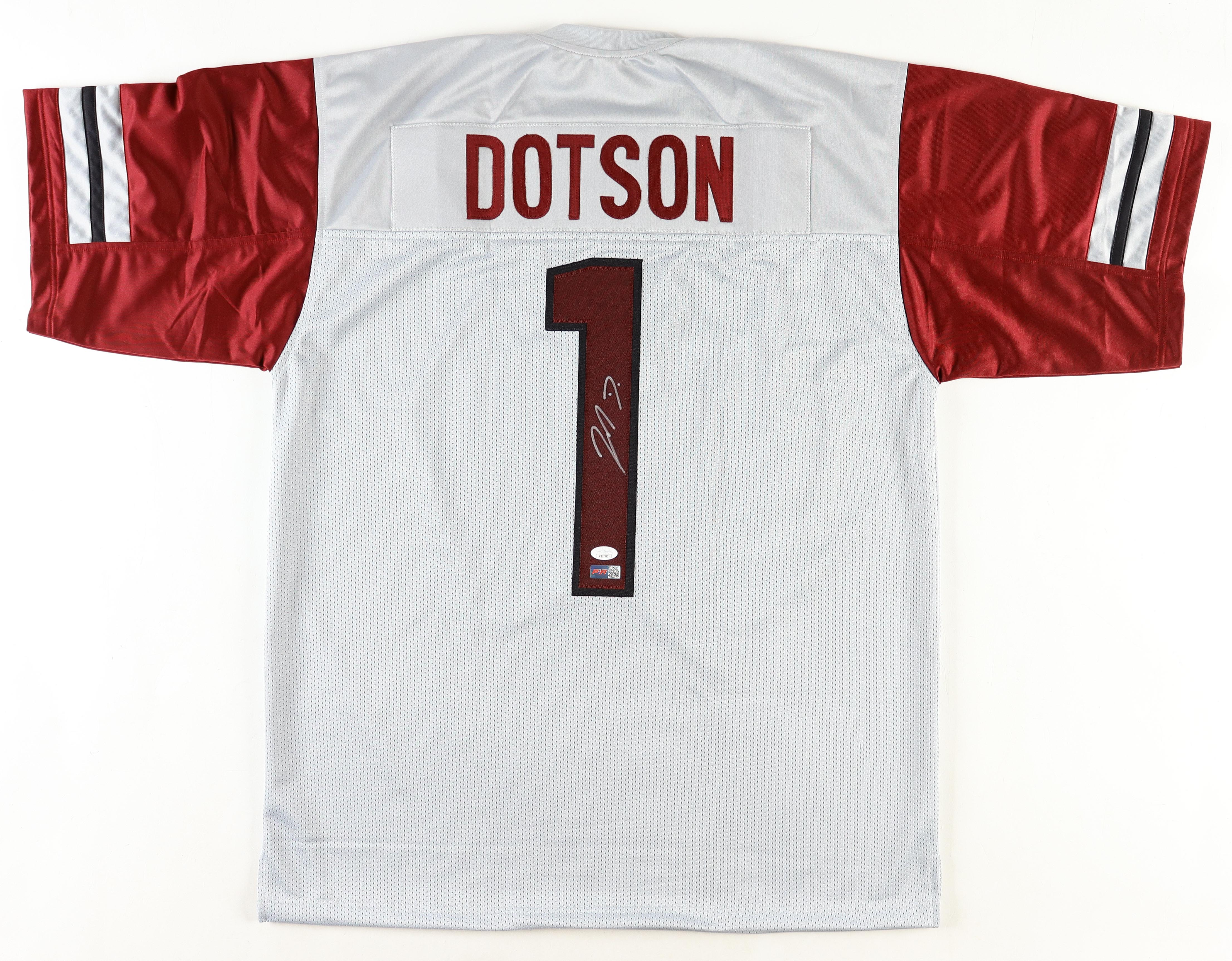 Jahan Dotson Signed Jersey (JSA) at PristineAuction.com Jahan Dotson Signed Jersey (JSA) at PristineAuction.com