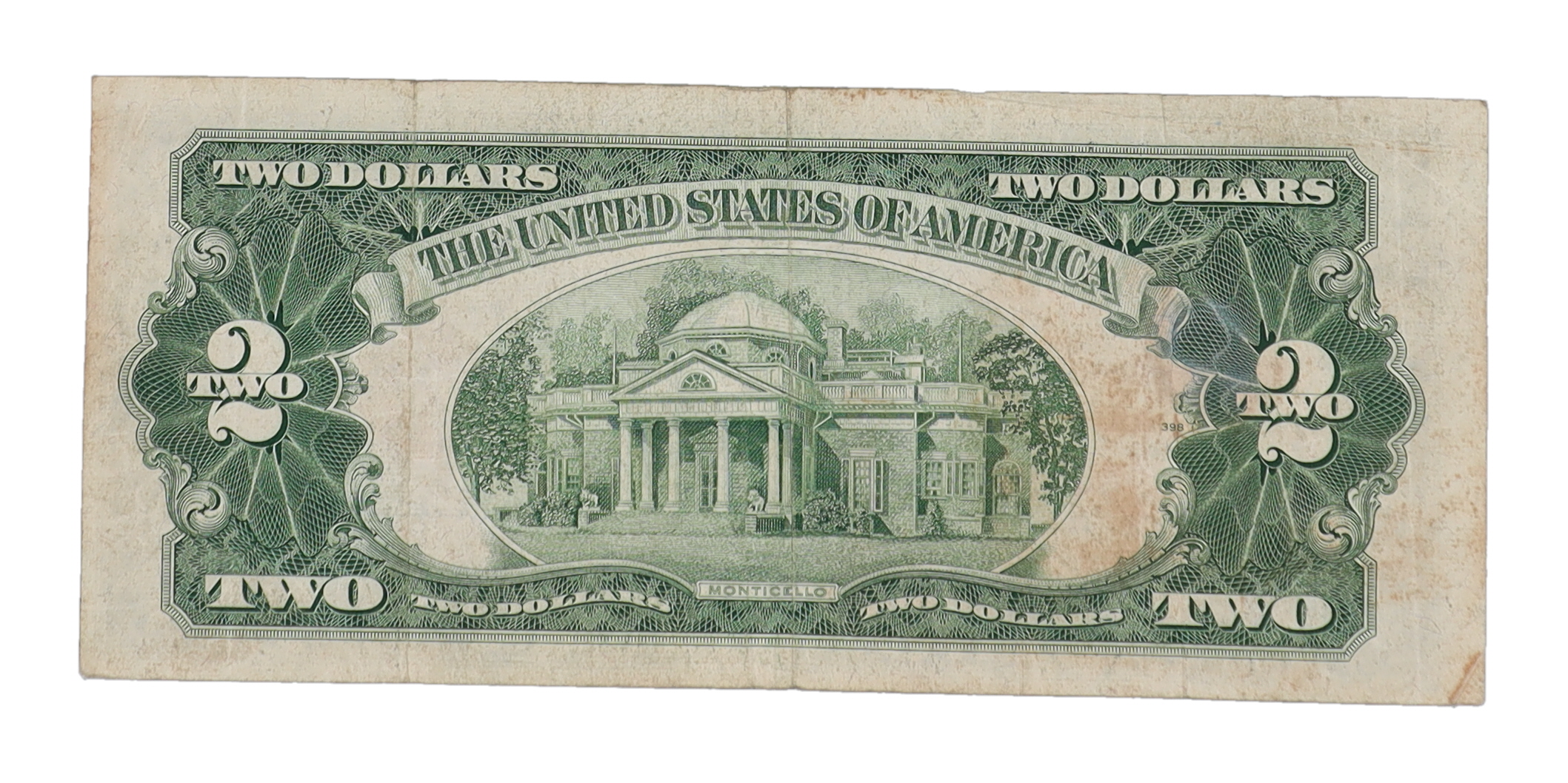 1953 U.S. $2 Legal Tender Note - Red Seal (AA Block) | Pristine Auction