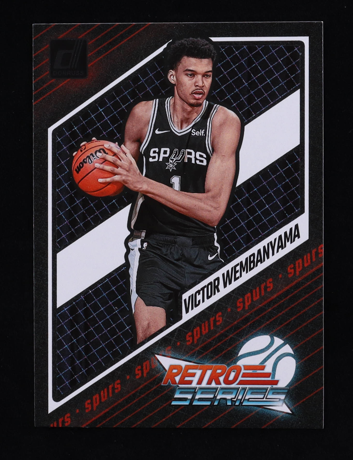 Victor Wembanyama 2023-24 Donruss Retro Series #1 RC at PristineAuction.com Victor Wembanyama 2023-24 Donruss Retro Series #1 RC at PristineAuction.com