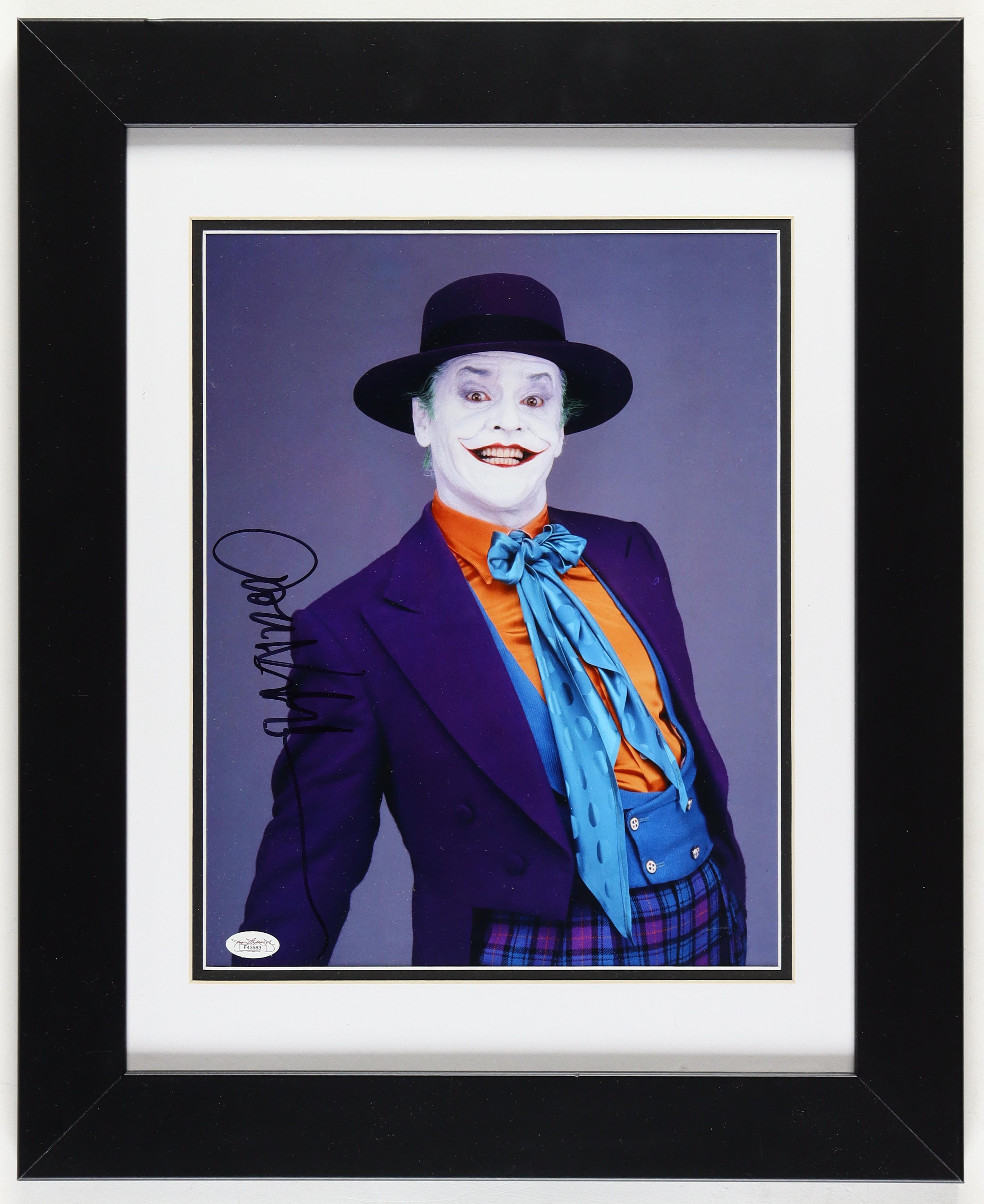 Jack Nicholson Signed "Batman" | The Joker Custom Framed Photo (JSA) at PristineAuction.com Jack Nicholson Signed "Batman" | The Joker Custom Framed Photo (JSA) at PristineAuction.com
