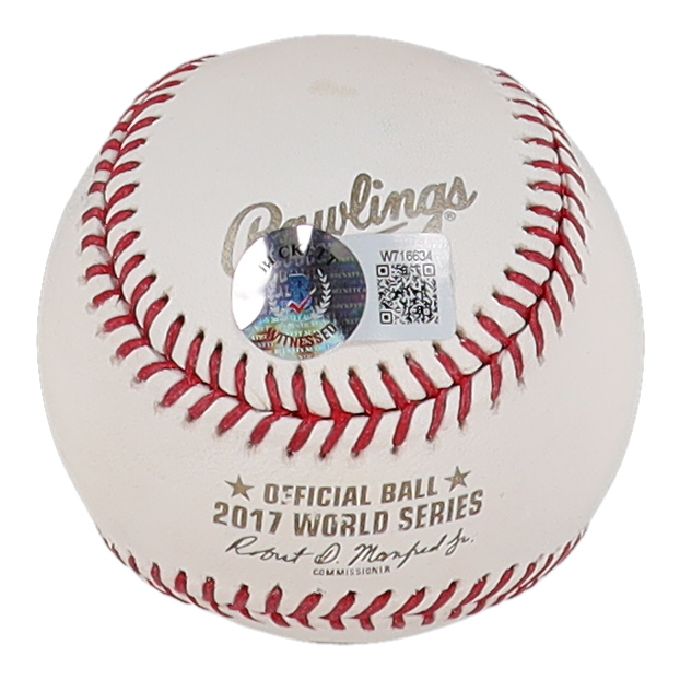 Alex Bregman Signed 2017 World Series Logo Baseball (Beckett) at PristineAuction.com Alex Bregman Signed 2017 World Series Logo Baseball (Beckett) at PristineAuction.com