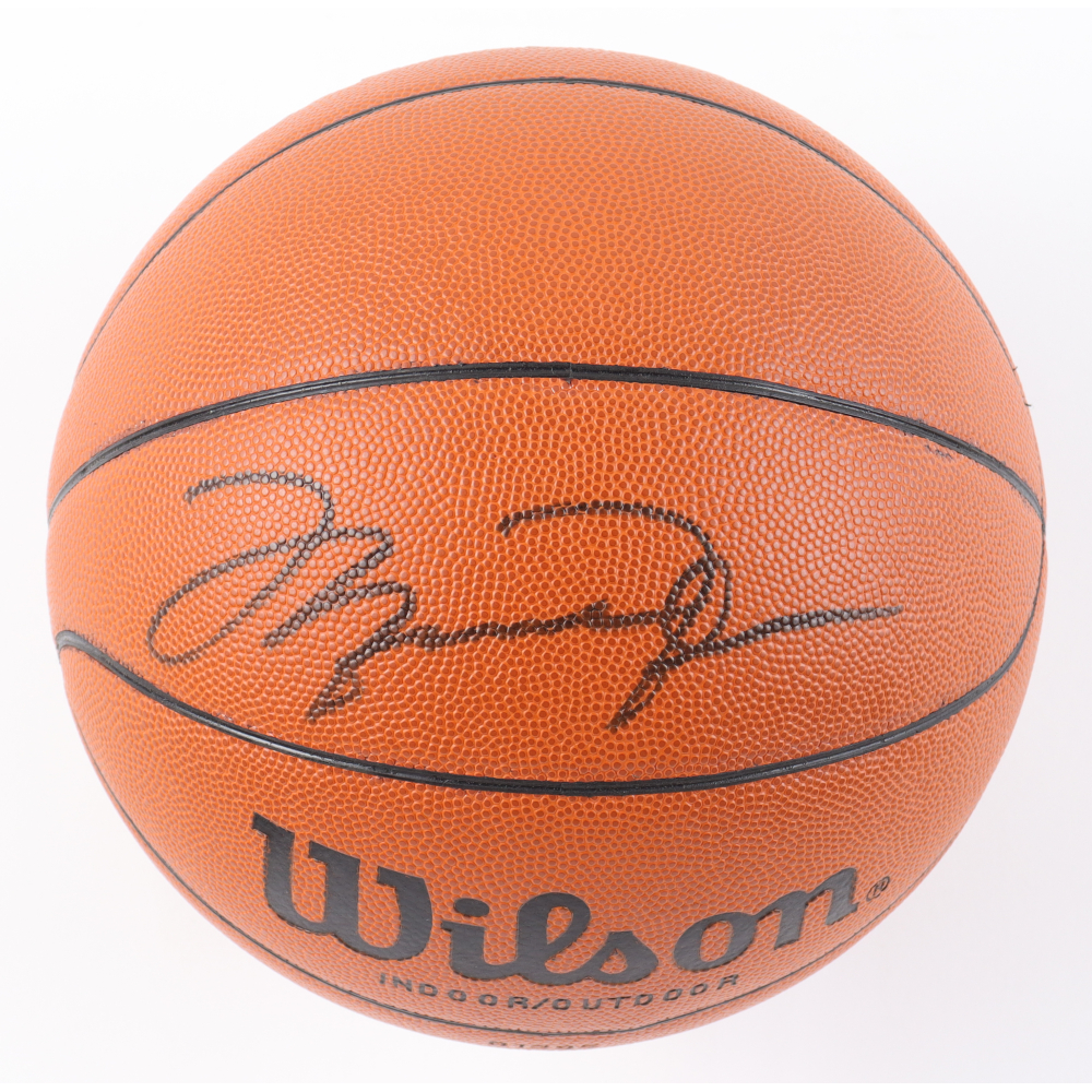 michael jordan signed basketball card