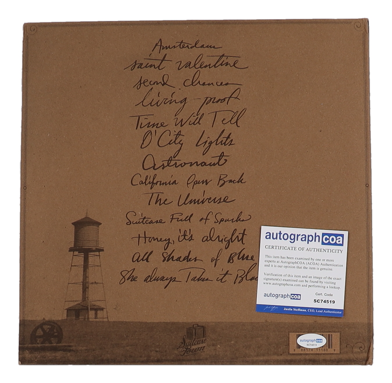 Gregory Alan Isakov Signed "The Weatherman" Vinyl Record Album (ACOA) at PristineAuction.com Gregory Alan Isakov Signed "The Weatherman" Vinyl Record Album (ACOA) at PristineAuction.com