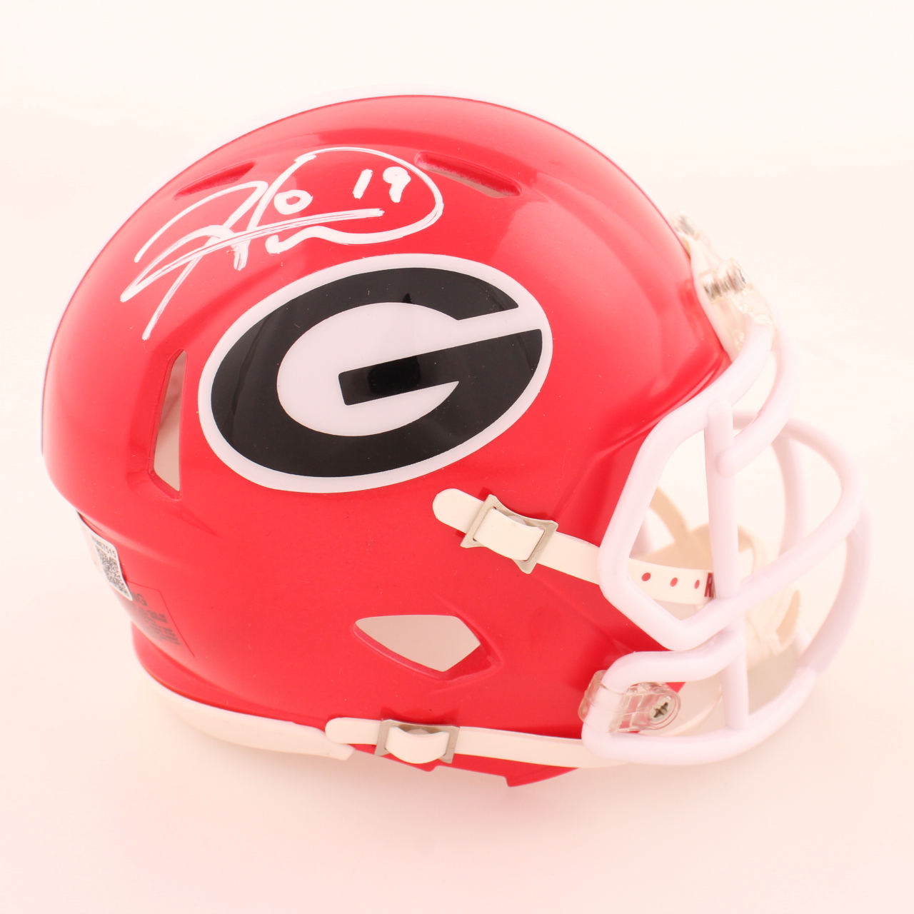 Hines Ward Signed Georgia Bulldogs Speed Mini Helmet (Beckett) at PristineAuction.com Hines Ward Signed Georgia Bulldogs Speed Mini Helmet (Beckett) at PristineAuction.com