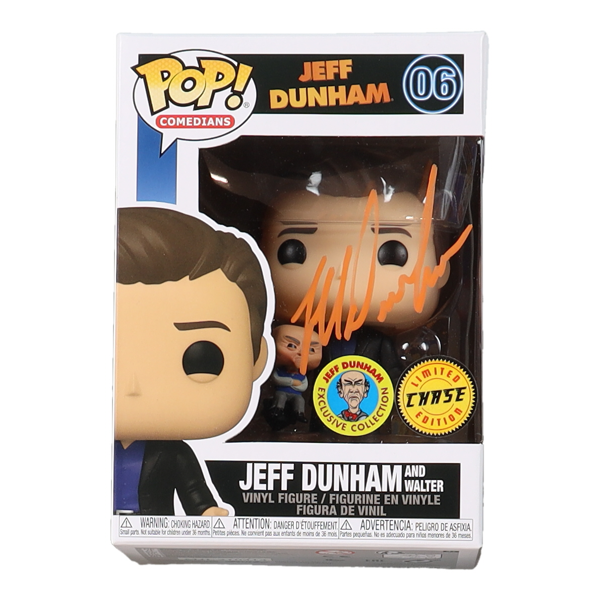 Jeff Dunham Signed Pop! Comedians #06 Jeff Dunham and Walter Funko Pop! Vinyl Figure (JSA) at PristineAuction.com Jeff Dunham Signed Pop! Comedians #06 Jeff Dunham and Walter Funko Pop! Vinyl Figure (JSA) at PristineAuction.com