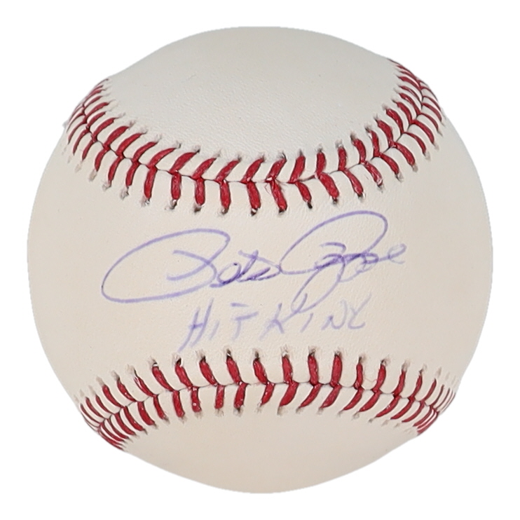 Pete Rose Signed OML Baseball Inscribed "Hit King" (JSA) at PristineAuction.com Pete Rose Signed OML Baseball Inscribed "Hit King" (JSA) at PristineAuction.com