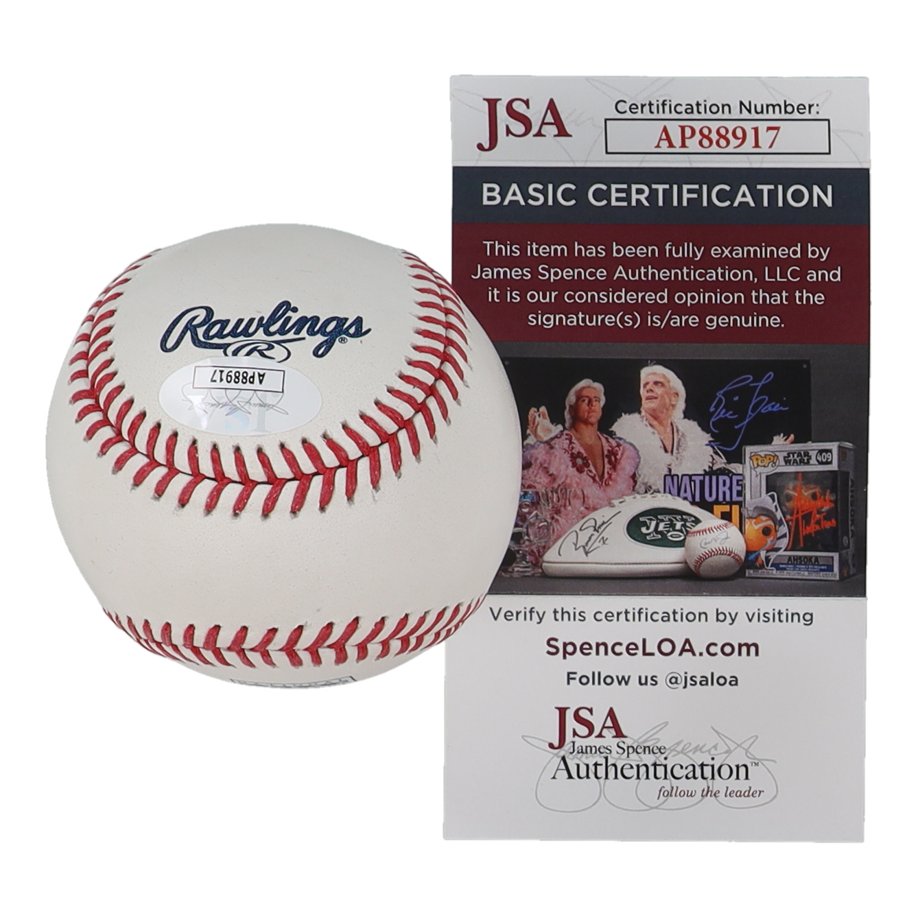 Greg Maddux Signed Hall of Fame Logo OML Baseball Inscribed "HOF 14" (JSA) at PristineAuction.com Greg Maddux Signed Hall of Fame Logo OML Baseball Inscribed "HOF 14" (JSA) at PristineAuction.com