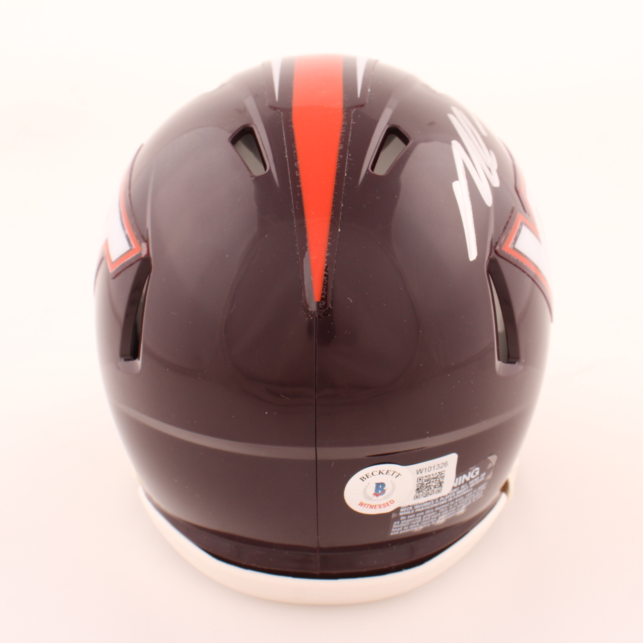 Michael Vick Signed Virginia Tech Hokies Speed Mini Helmet (Beckett) at PristineAuction.com Michael Vick Signed Virginia Tech Hokies Speed Mini Helmet (Beckett) at PristineAuction.com