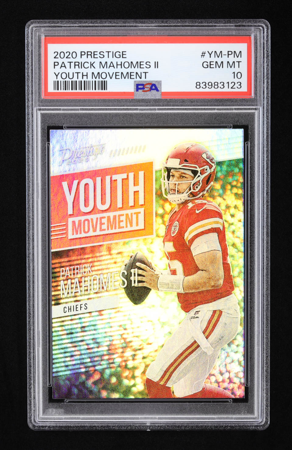 Patrick Mahomes II 2020 Prestige Youth Movement #14 (PSA 10) at PristineAuction.com Patrick Mahomes II 2020 Prestige Youth Movement #14 (PSA 10) at PristineAuction.com