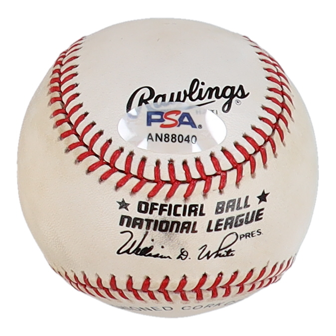 Joe Morgan Signed ONL Baseball (PSA) at PristineAuction.com Joe Morgan Signed ONL Baseball (PSA) at PristineAuction.com
