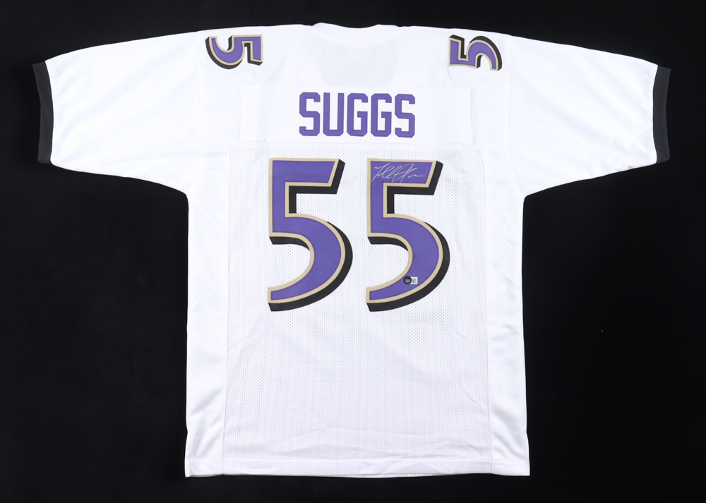 Terrell Suggs Signed Jersey (Beckett) at PristineAuction.com Terrell Suggs Signed Jersey (Beckett) at PristineAuction.com