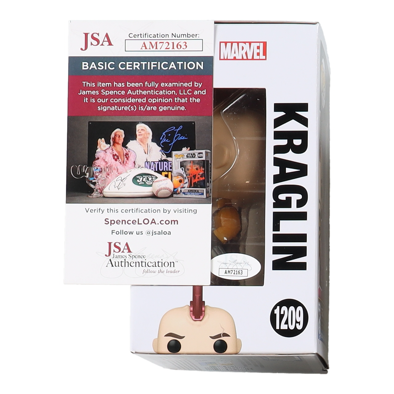 Sean Gunn Signed "Guardians of the Galaxy Vol. 3" #1209 Kraglin Funko Pop! Vinyl Figure Inscribed "Kraglin Obfonteri" (JSA) at PristineAuction.com Sean Gunn Signed "Guardians of the Galaxy Vol. 3" #1209 Kraglin Funko Pop! Vinyl Figure Inscribed "Kraglin Obfonteri" (JSA) at PristineAuction.com