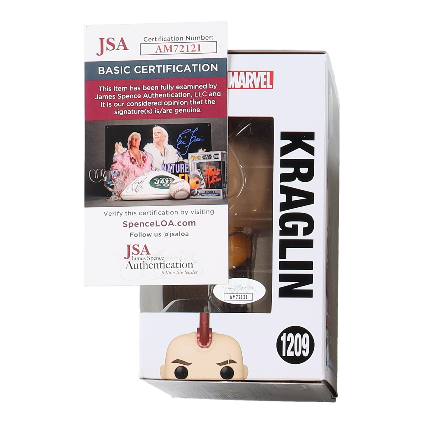 Sean Gunn Signed "Guardians of the Galaxy Vol. 3" #1209 Kraglin Funko Pop! Vinyl Figure Inscribed "Kraglin" (JSA) at PristineAuction.com Sean Gunn Signed "Guardians of the Galaxy Vol. 3" #1209 Kraglin Funko Pop! Vinyl Figure Inscribed "Kraglin" (JSA) at PristineAuction.com