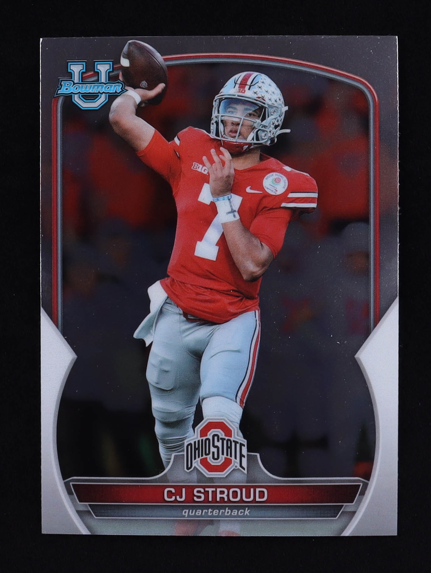 CJ Stroud 2022 Bowman Chrome University #100 RC at PristineAuction.com CJ Stroud 2022 Bowman Chrome University #100 RC at PristineAuction.com