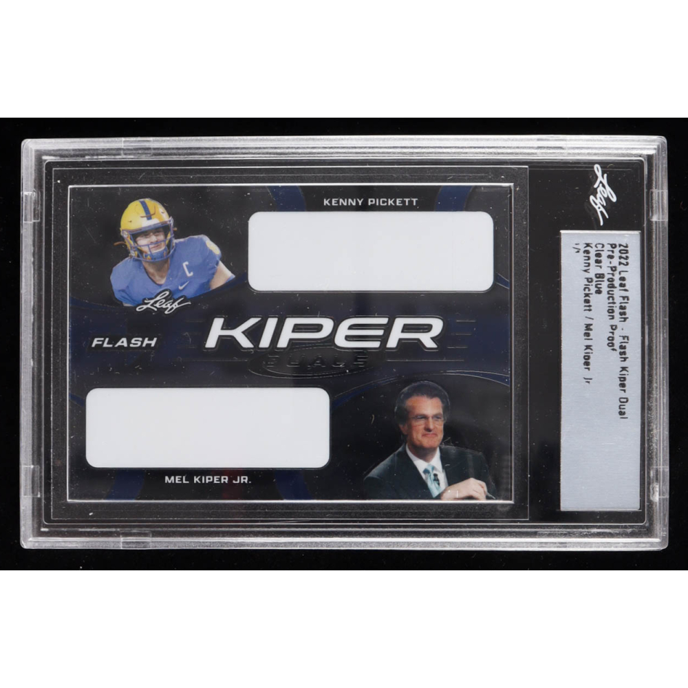 Kenny Pickett / Mel Kiper Jr. 2022 Leaf Flash Flash Kiper Dual Pre