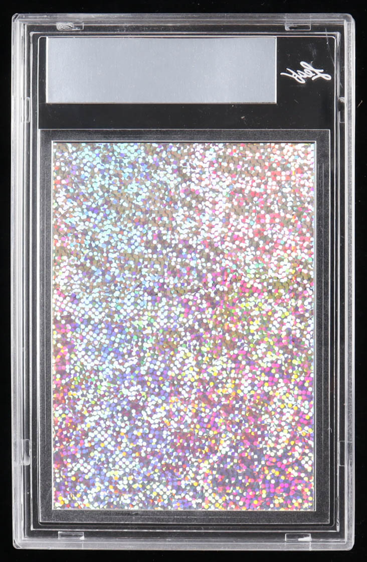 Chris Olave / Mel Kiper Jr. 2022 Leaf Flash - Flash Kiper Dual Pre-Production Proof Metalized Sparkles Snakeskin RC #1/1 (Leaf) at PristineAuction.com Chris Olave / Mel Kiper Jr. 2022 Leaf Flash - Flash Kiper Dual Pre-Production Proof Metalized Sparkles Snakeskin RC #1/1 (Leaf) at PristineAuction.com