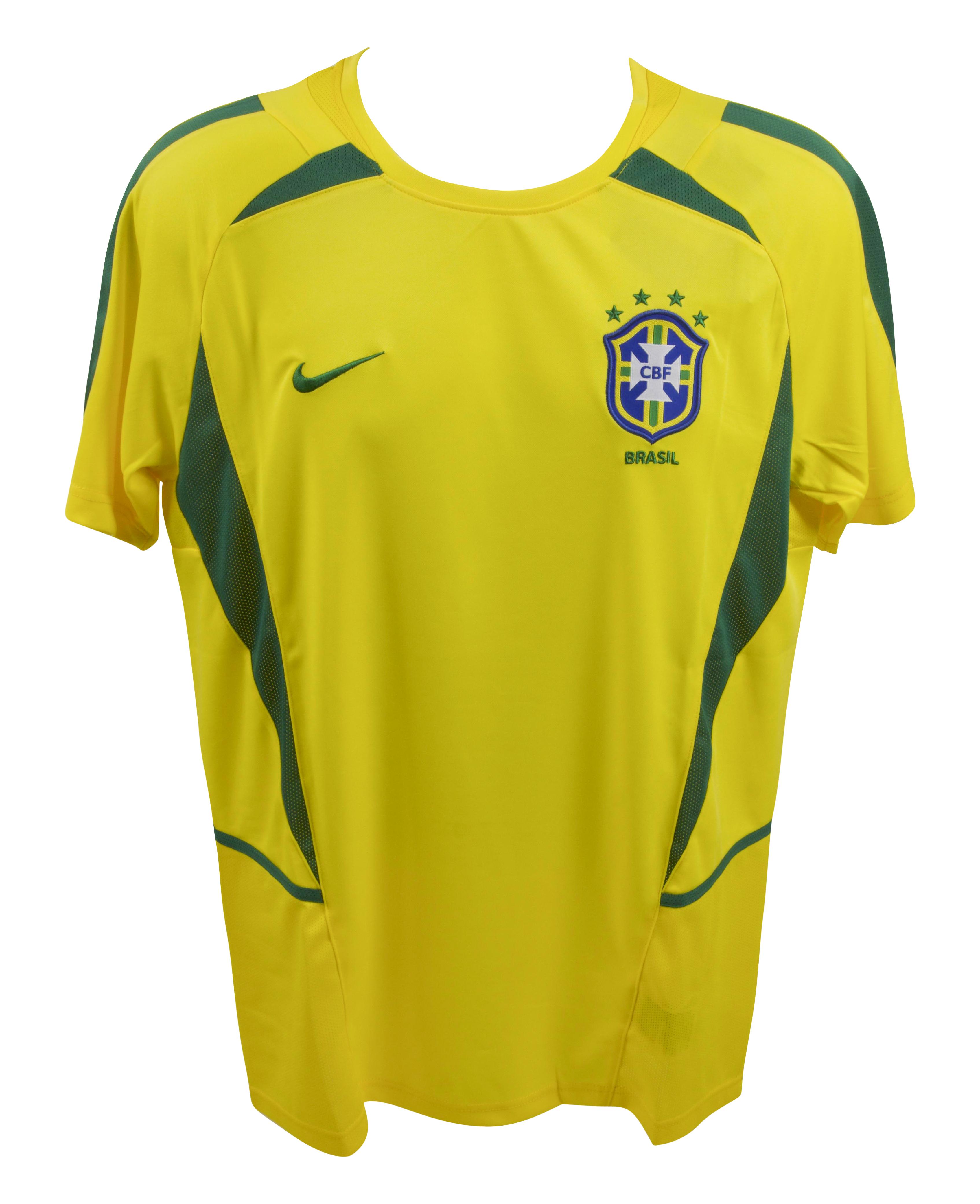 Ronalidnho Signed Team Brazil Jersey (Beckett) at PristineAuction.com Ronalidnho Signed Team Brazil Jersey (Beckett) at PristineAuction.com