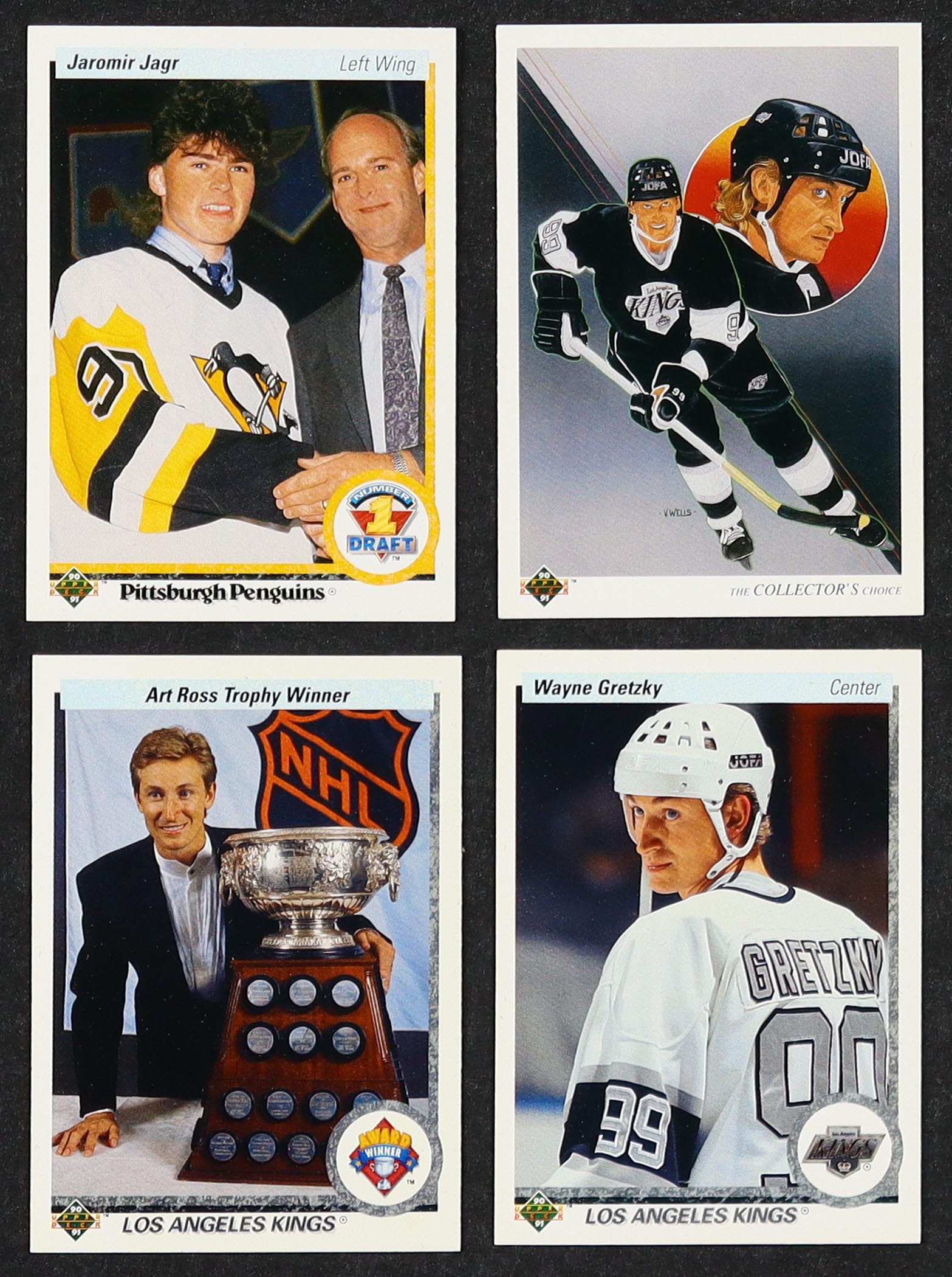 1990-91 Upper Deck Hockey Complete Low Series Set of (400) Cards With Wayne Gretzky #205, Jaromir Jagr #356 RC, Wayne Gretzky #307, Wayne Gretzky #54 at PristineAuction.com 1990-91 Upper Deck Hockey Complete Low Series Set of (400) Cards With Wayne Gretzky #205, Jaromir Jagr #356 RC, Wayne Gretzky #307, Wayne Gretzky #54 at PristineAuction.com