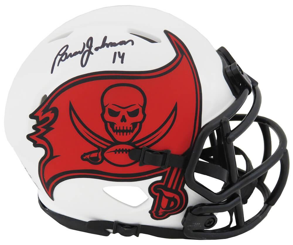 Brad Johnson Signed Buccaneers Lunar Eclipse Alternate Speed Mini Helmet (Schwartz) at PristineAuction.com Brad Johnson Signed Buccaneers Lunar Eclipse Alternate Speed Mini Helmet (Schwartz) at PristineAuction.com