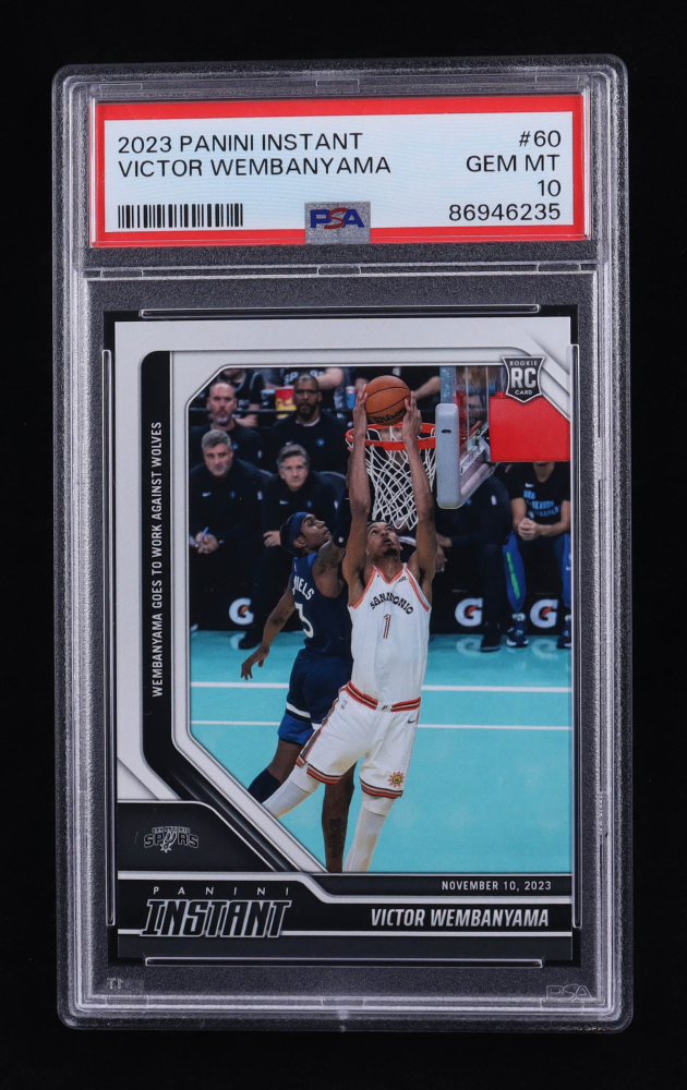 PSA10] Wembanyama Instant #5 PSA10 Panini Instant Victor Wembanyama XY