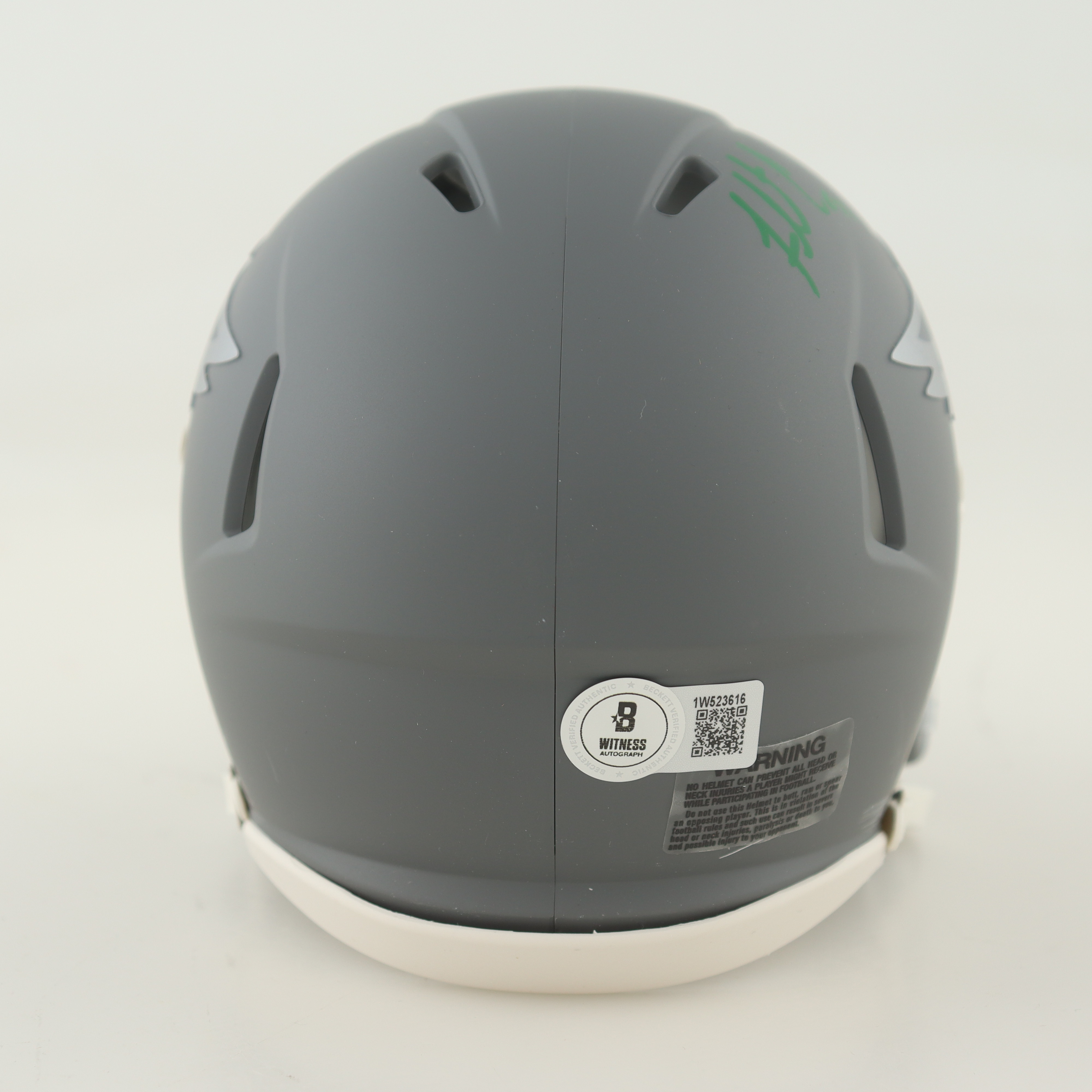 Fletcher Cox Signed Eagles Slate Alternate Speed Mini Helmet (Beckett) at PristineAuction.com Fletcher Cox Signed Eagles Slate Alternate Speed Mini Helmet (Beckett) at PristineAuction.com
