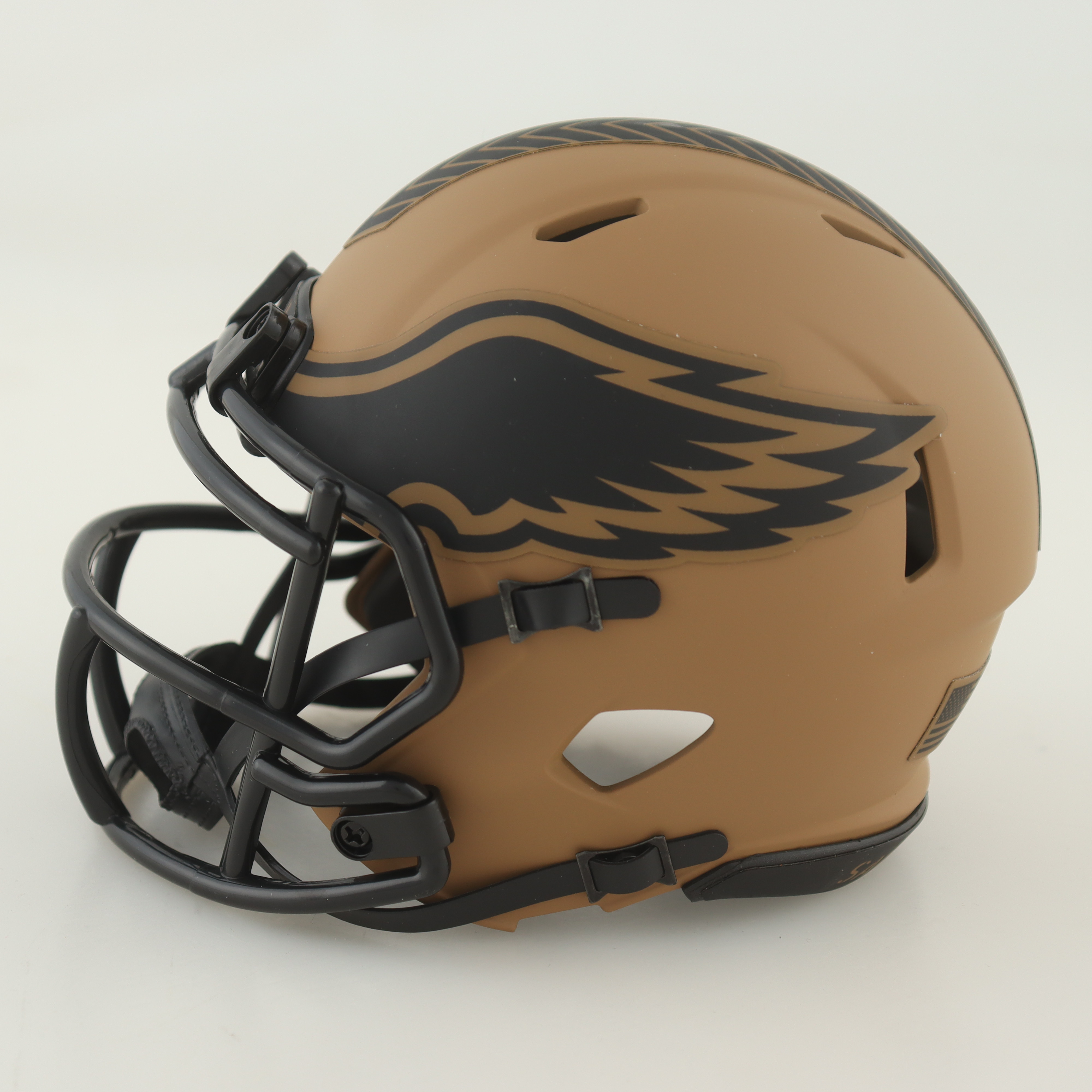 Fletcher Cox Signed Eagles Salute to Service Alternate Speed Mini Helmet (Beckett) at PristineAuction.com Fletcher Cox Signed Eagles Salute to Service Alternate Speed Mini Helmet (Beckett) at PristineAuction.com