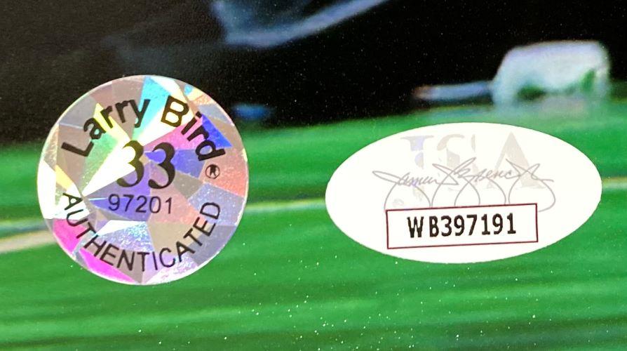 Larry Bird Signed Celtics 16x20 Photo (JSA & Bird) at PristineAuction.com Larry Bird Signed Celtics 16x20 Photo (JSA & Bird) at PristineAuction.com