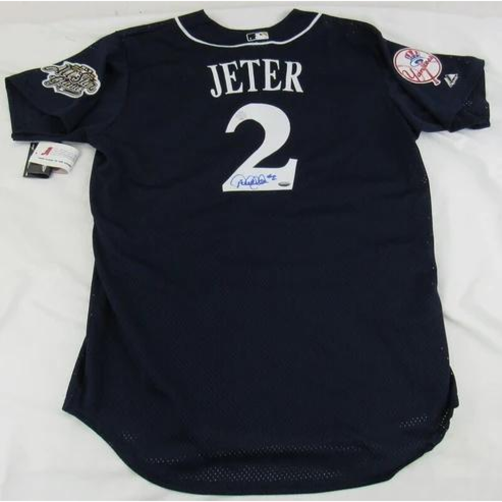 Derek Jeter Signed AllStar Game Jersey (Steiner) Pristine Auction