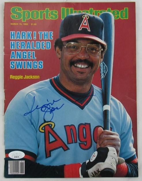 Reggie Jackson Signed "Sports Illustrated" Magazine Cover Page (JSA) at PristineAuction.com Reggie Jackson Signed "Sports Illustrated" Magazine Cover Page (JSA) at PristineAuction.com
