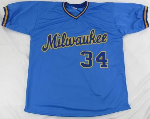 Rollie Fingers Signed Jersey Inscribed "HOF 92", "81 AL MVP" & "AL CY Young" (JSA) at PristineAuction.com Rollie Fingers Signed Jersey Inscribed "HOF 92", "81 AL MVP" & "AL CY Young" (JSA) at PristineAuction.com