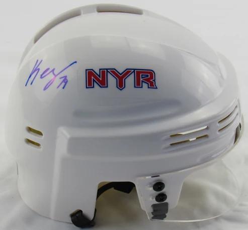 K'Andre Miller Signed Rangers Mini Helmet (Fanatics) at PristineAuction.com K'Andre Miller Signed Rangers Mini Helmet (Fanatics) at PristineAuction.com