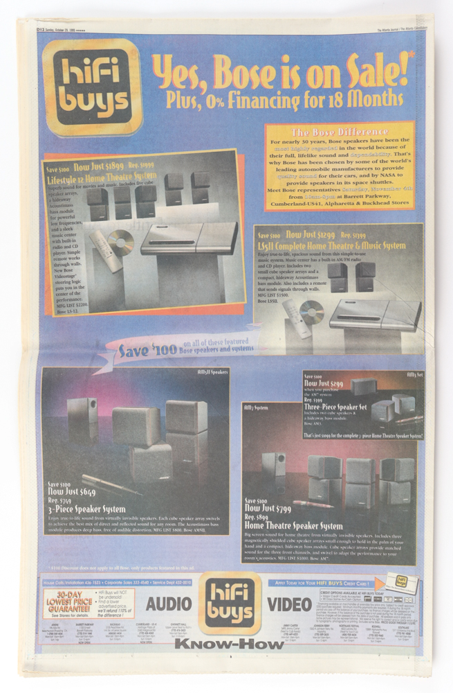 Tom Glavine Signed 1995 The Atlanta Journal News Full Magazine Inscribed "G95 WS MVP" (Beckett) at PristineAuction.com Tom Glavine Signed 1995 The Atlanta Journal News Full Magazine Inscribed "G95 WS MVP" (Beckett) at PristineAuction.com