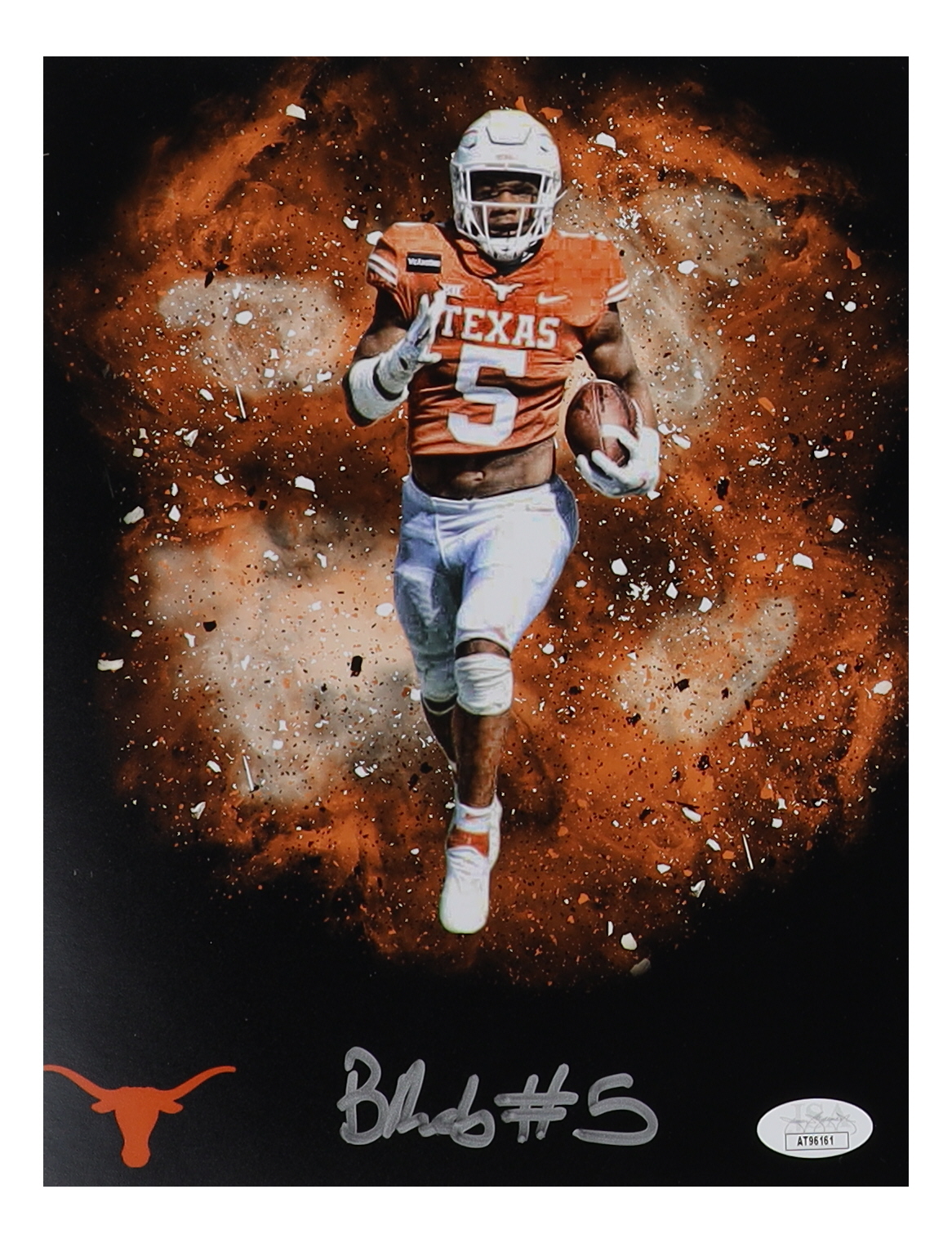 Bijan Robinson Signed Texas Longhorns 8x10 Photo (JSA) at PristineAuction.com Bijan Robinson Signed Texas Longhorns 8x10 Photo (JSA) at PristineAuction.com