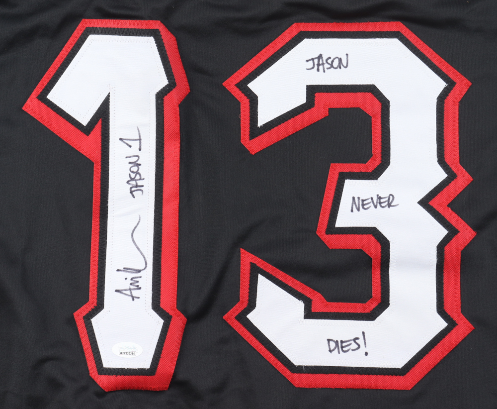 Ari Lehman Signed Jersey Inscribed "Jason 1" (JSA) at PristineAuction.com Ari Lehman Signed Jersey Inscribed "Jason 1" (JSA) at PristineAuction.com