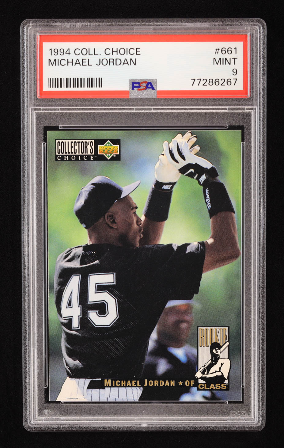 Michael Jordan 1994 Collector's Choice #661 RC (PSA 9) at PristineAuction.com Michael Jordan 1994 Collector's Choice #661 RC (PSA 9) at PristineAuction.com