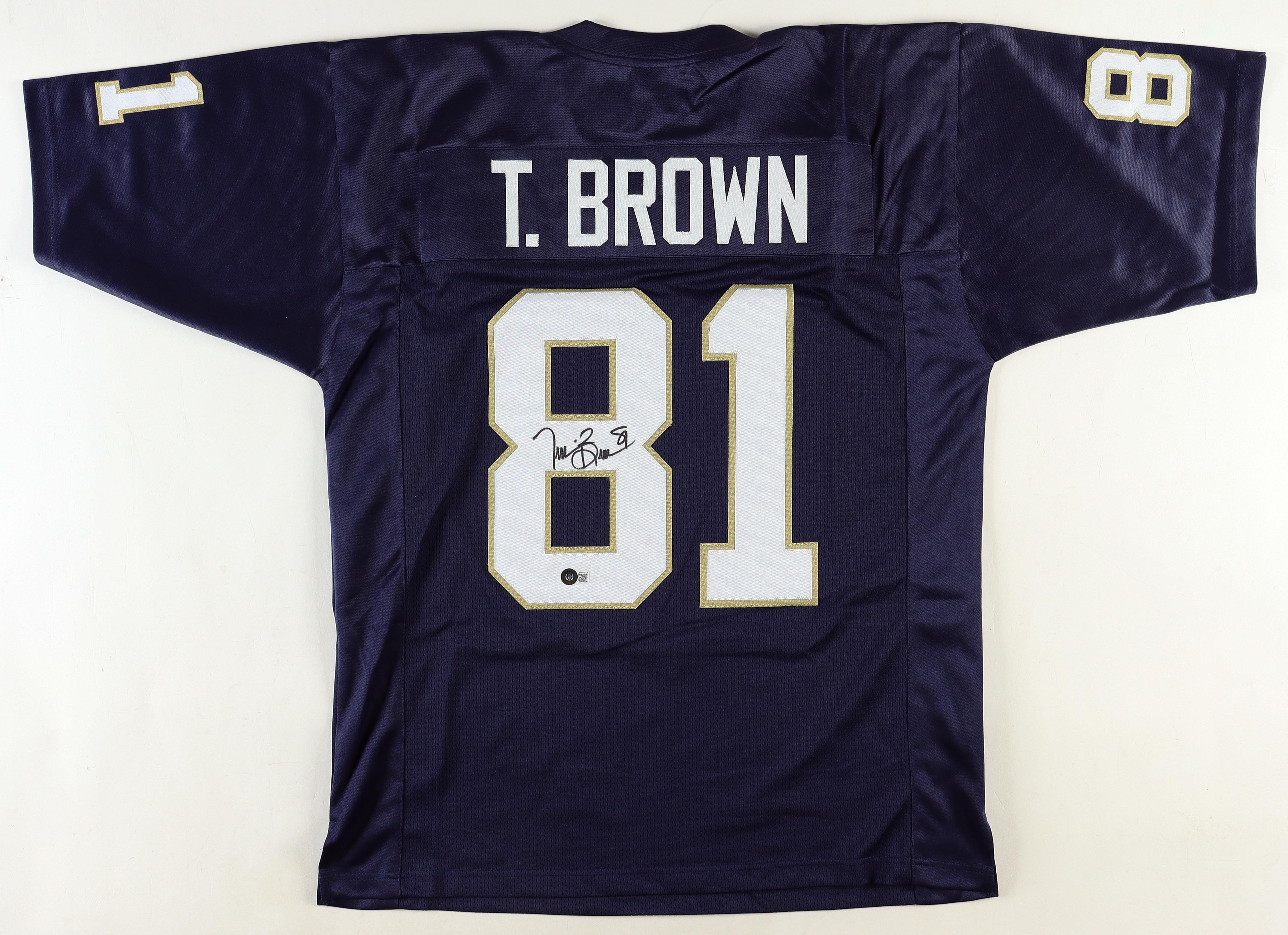 Tim Brown Signed Jersey (Beckett) at PristineAuction.com Tim Brown Signed Jersey (Beckett) at PristineAuction.com